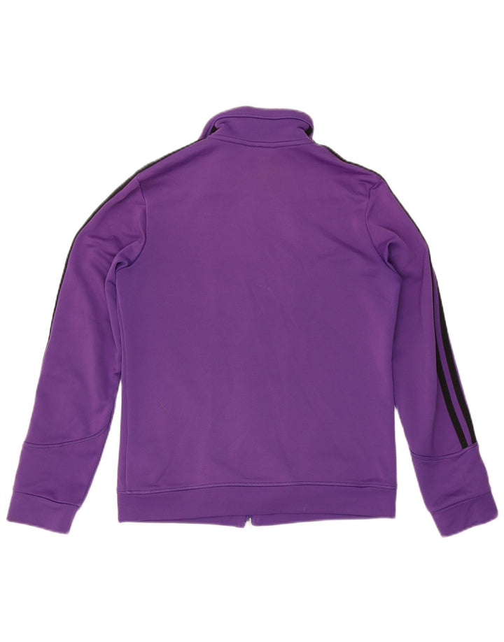 Adidas træningsdragt topjakke til kvinder UK 14 Medium Lilla Polyester