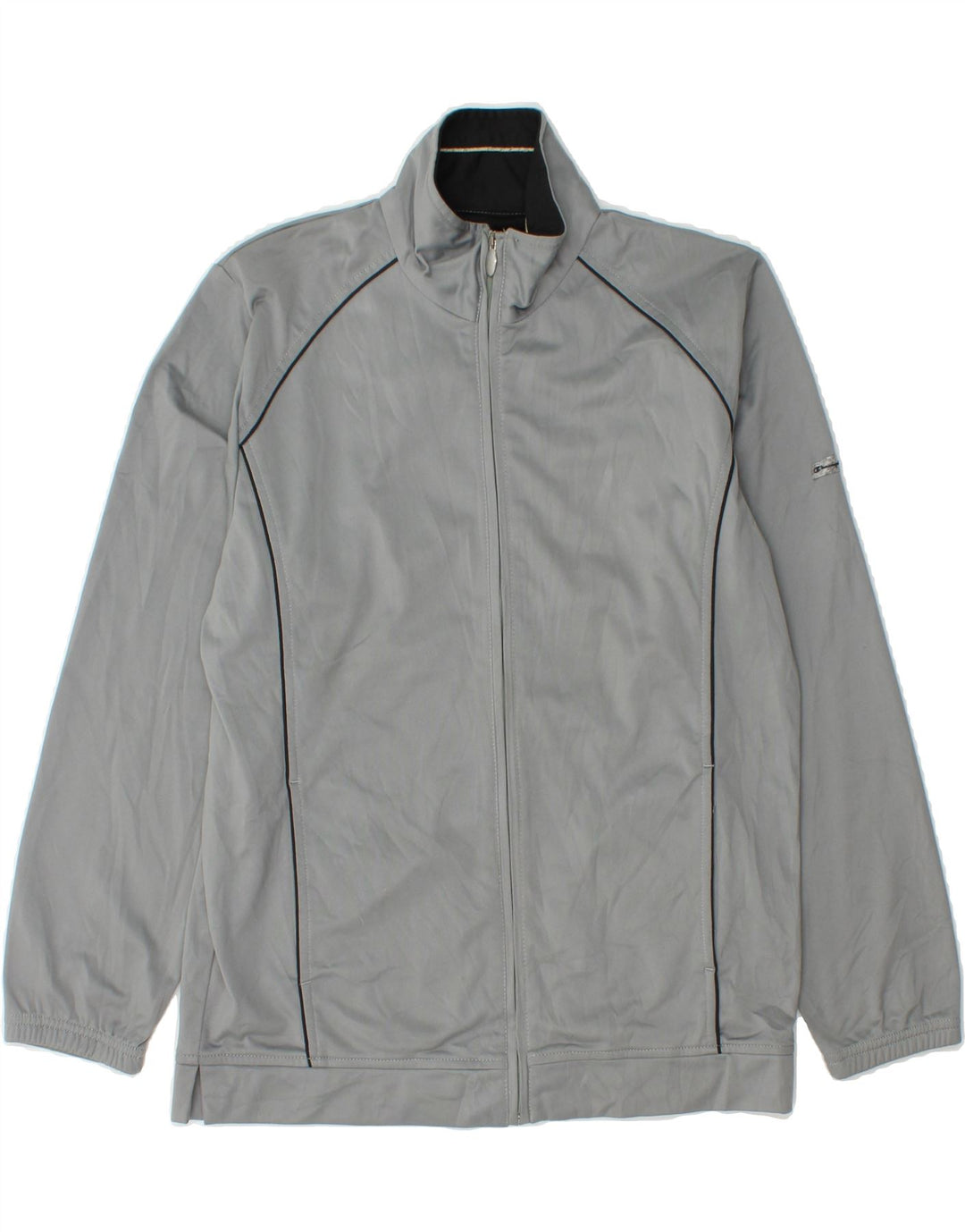 CHAMPION Mens Tracksuit Top Jacket Small Grey Polyester Vintage Champion and Second-Hand Champion from Messina Hembry 