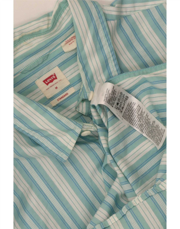 Levi's Standard skjorte til mænd mellemblå stribet bomuld