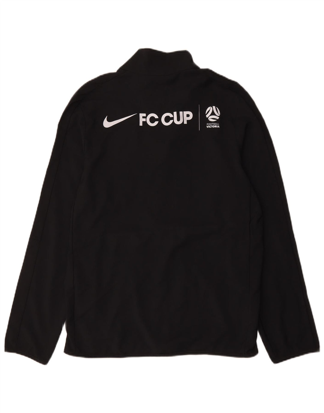Nike Herre Dri Fit Grafisk træningsdragt Topjakke Lille sort polyester