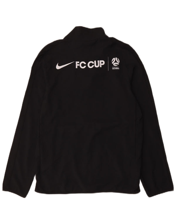 Nike Herre Dri Fit Grafisk træningsdragt Topjakke Lille sort polyester