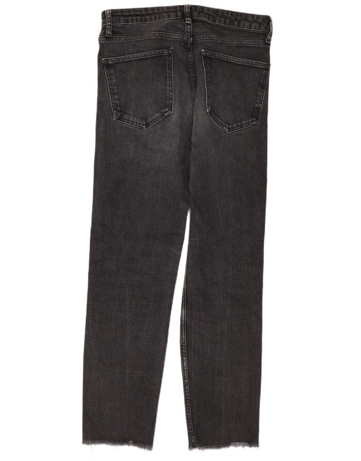 Zara Dame Slim Jeans EU 40 Medium W30 L27 Sort