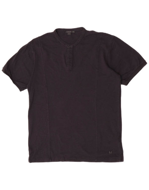 Liu Jo Herre Slim Fit T-Shirt Top 2XL Sort Bomuld