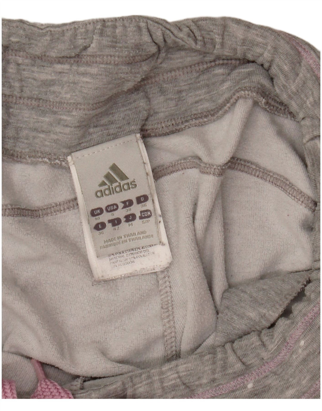 Adidas Dame træningsdragt Bukser Joggers UK 10 Small Grey Polyester