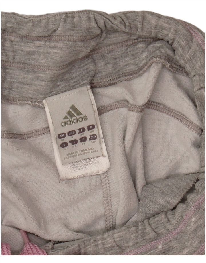Adidas Dame træningsdragt Bukser Joggers UK 10 Small Grey Polyester