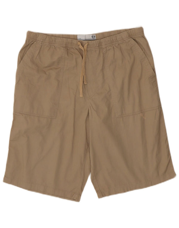 Sergio Tacchini Herre Chino Shorts IT 50 Large W32 Beige Bomuld