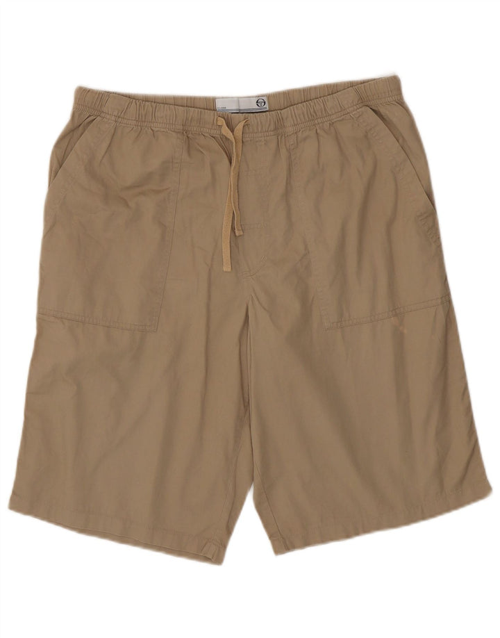 Sergio Tacchini Herre Chino Shorts IT 50 Large W32 Beige Bomuld