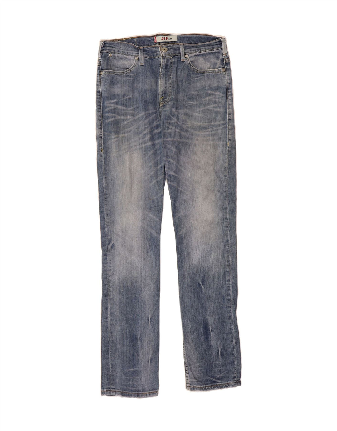 LEVI'S Mens 519 Slim Jeans W32 L34 Blue Vintage Levi's and Second-Hand Levi's from Messina Hembry 