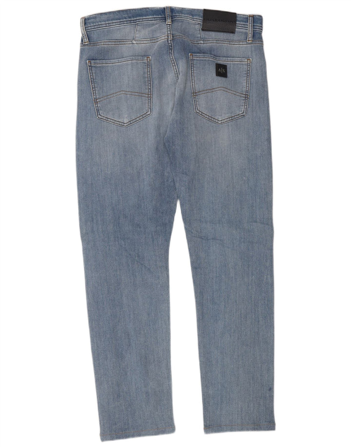 Armani Exchange Herre Slim Jeans W33 L32 Blå Bomuld