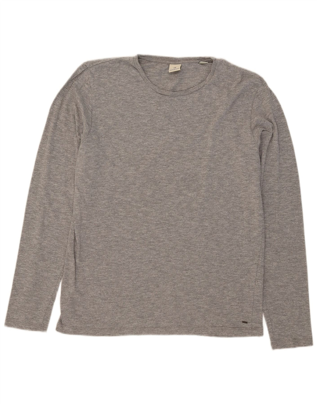 Scotch & Soda Herre Top Langærmet Stor Grå Bomuld