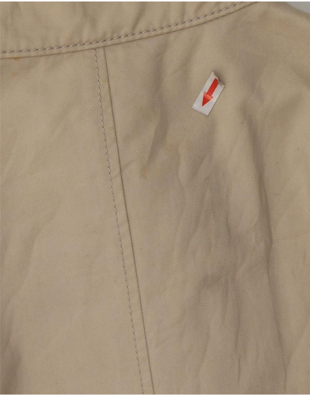 Abercrombie & Fitch Bomber Jacket UK 40 Stor Beige Bomuld