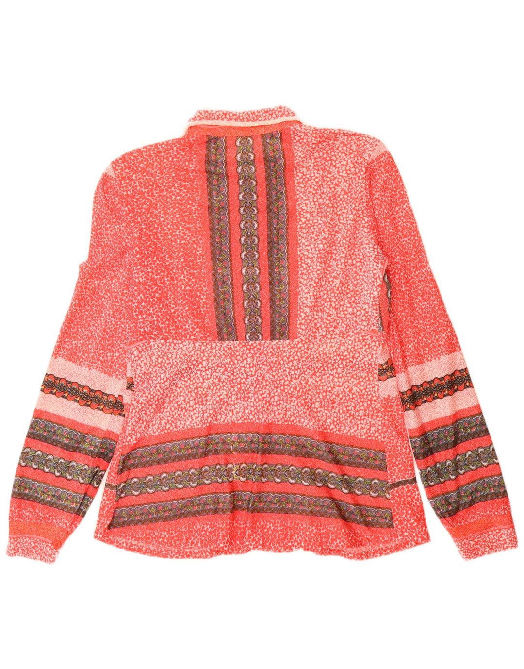 Vintage kvinders 2-delt sæt UK 12 medium rød polyamid