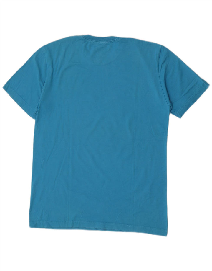 Nike Herre Regular Fit Grafisk T-shirt Top Medium Blue Bomuld