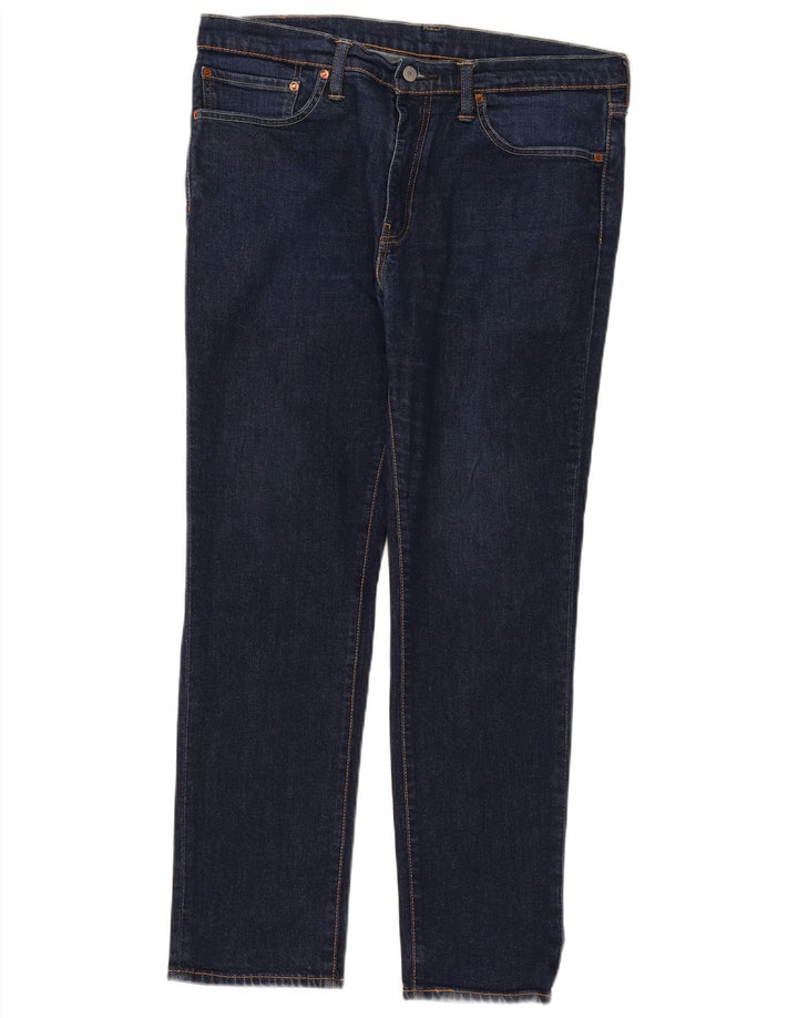 Levi's Herre 511 Slim Jeans W36 L32 Marineblå Bomuld