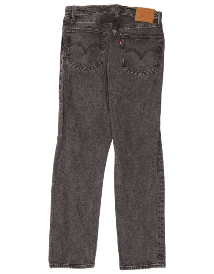 Levi's Herre 501 Straight Jeans W27 L28 Grå Bomuld