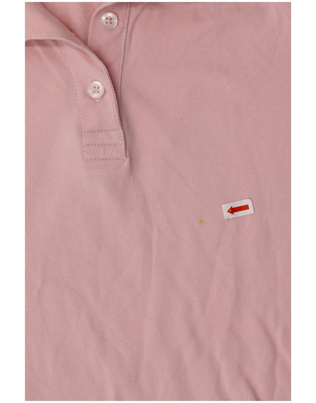 KAPPA Womens Polo Shirt UK 12 Medium Pink Cotton