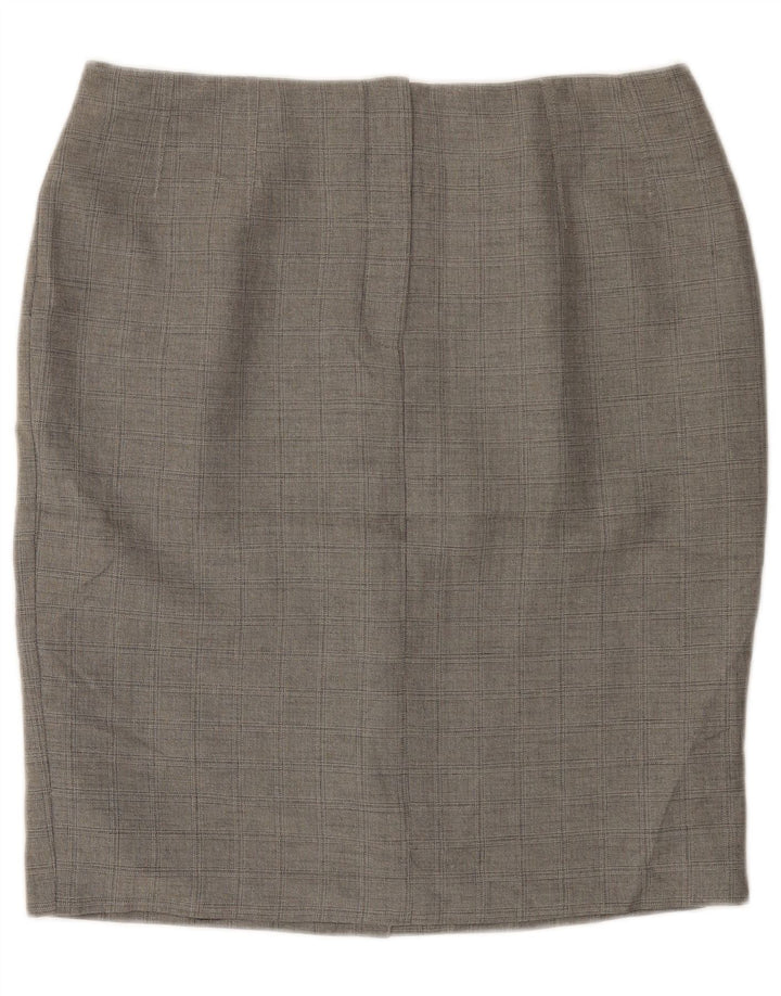 Marks & Spencer Pencil Nederdel til kvinder UK 16 Large W36 Grå Polyester