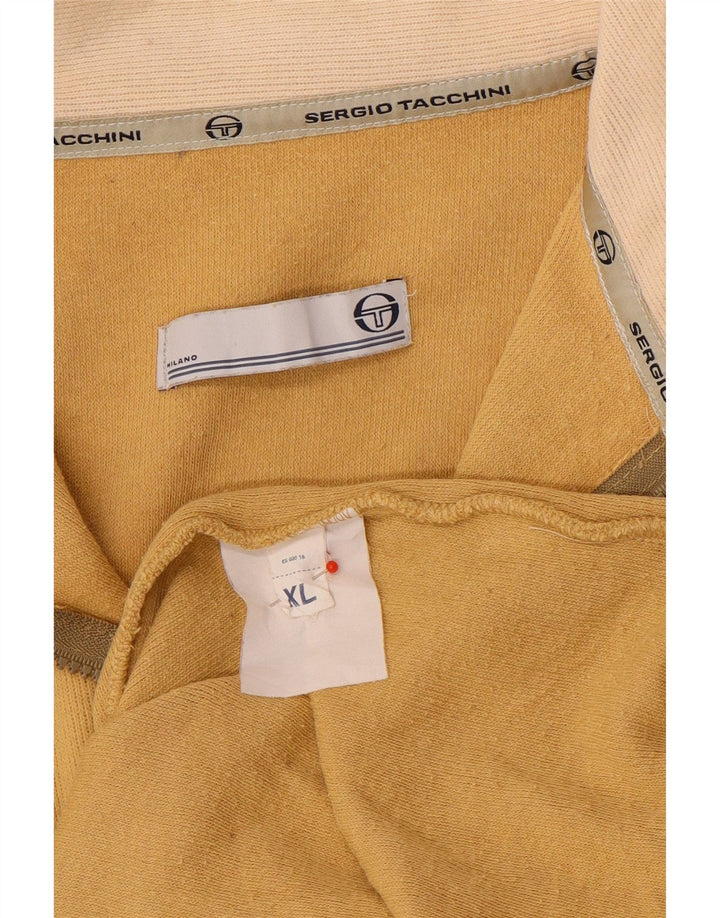 Sergio Tacchini Herre sweater med lynlåshals XL Brun