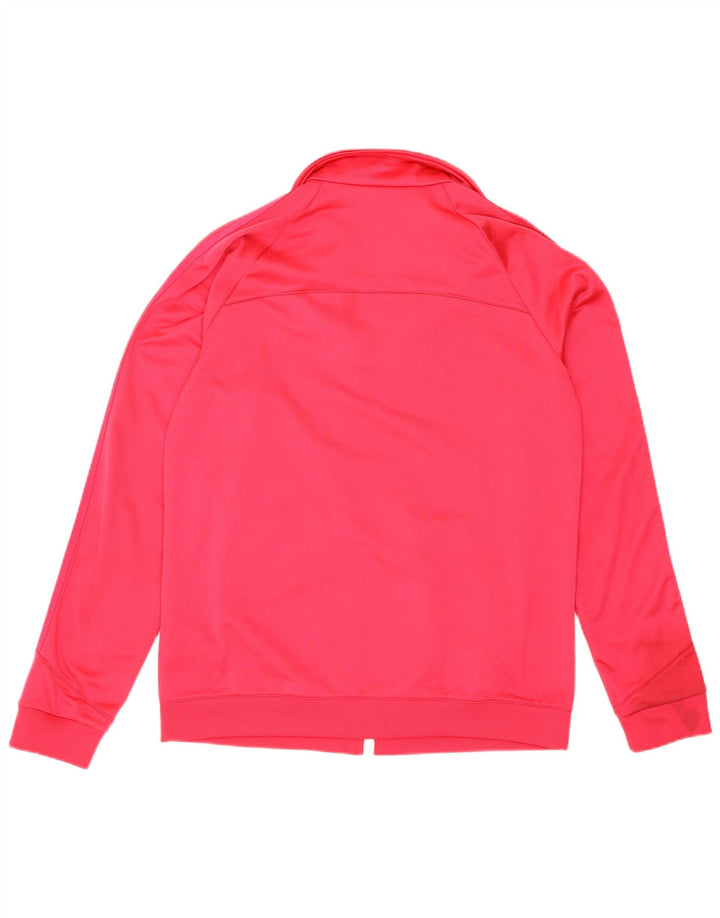 Adidas træningsdragt topjakke til kvinder UK 16/18 Stor Pink Polyester