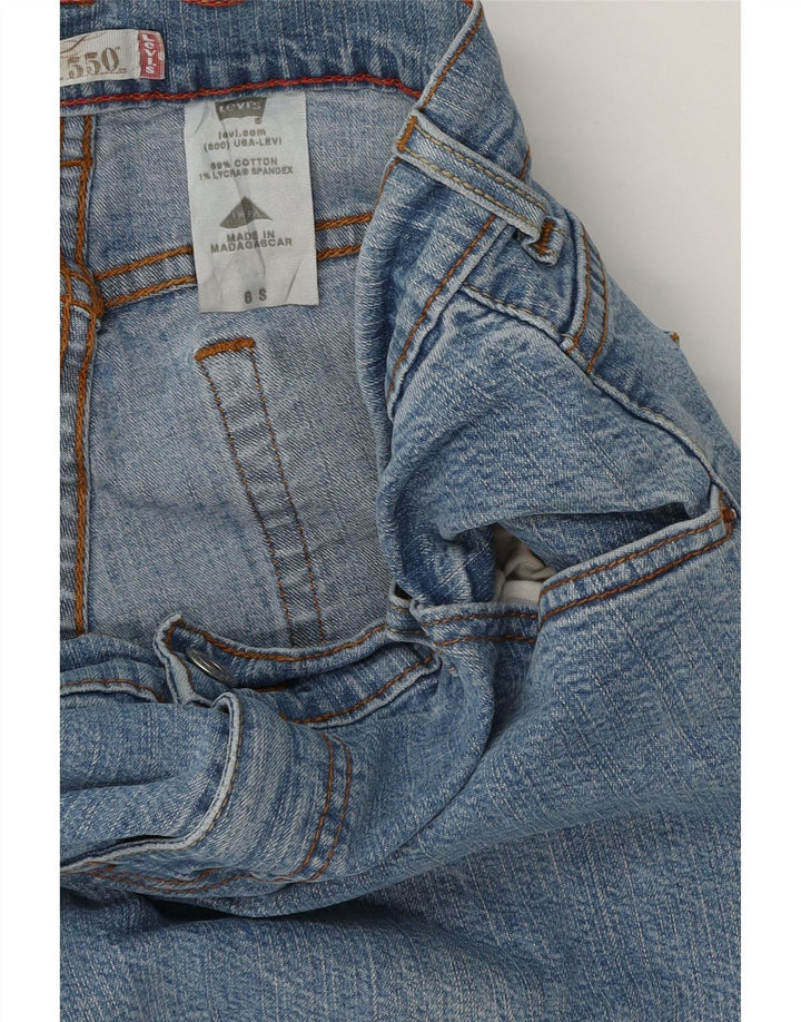 LEVI'S Womens 550 Bootcut Jeans US 6 Medium W28 L28 Blue Cotton Vintage Levi's and Second-Hand Levi's from Messina Hembry 