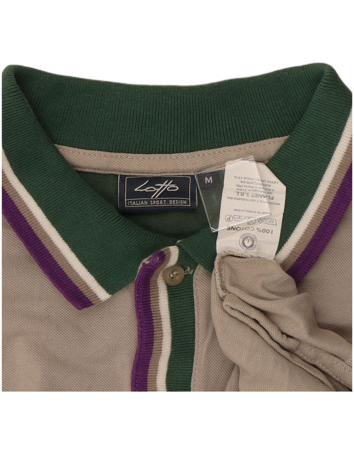 Lotto Herre Polo Shirt Medium Grey Bomuld