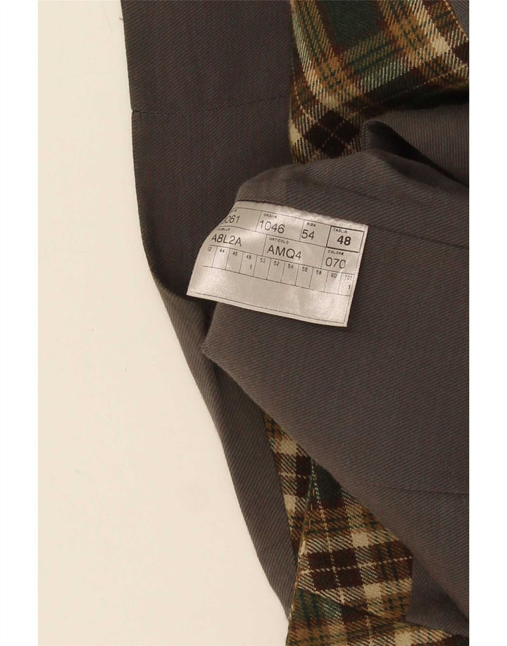 Vintage herrevest IT 48 Medium Green Ternet Virgin Wool