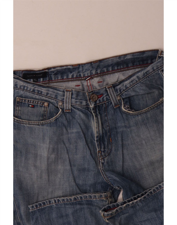 Tommy Hilfiger Herre Straight Jeans W32 L32 Blå Bomuld