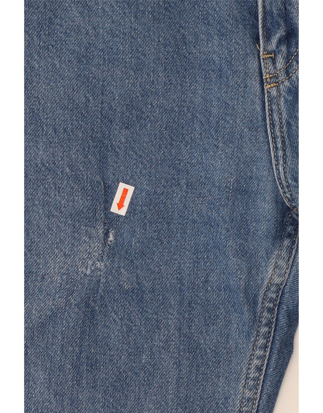 CALVIN KLEIN Lige jeans til kvinder W26 L27 Blå
