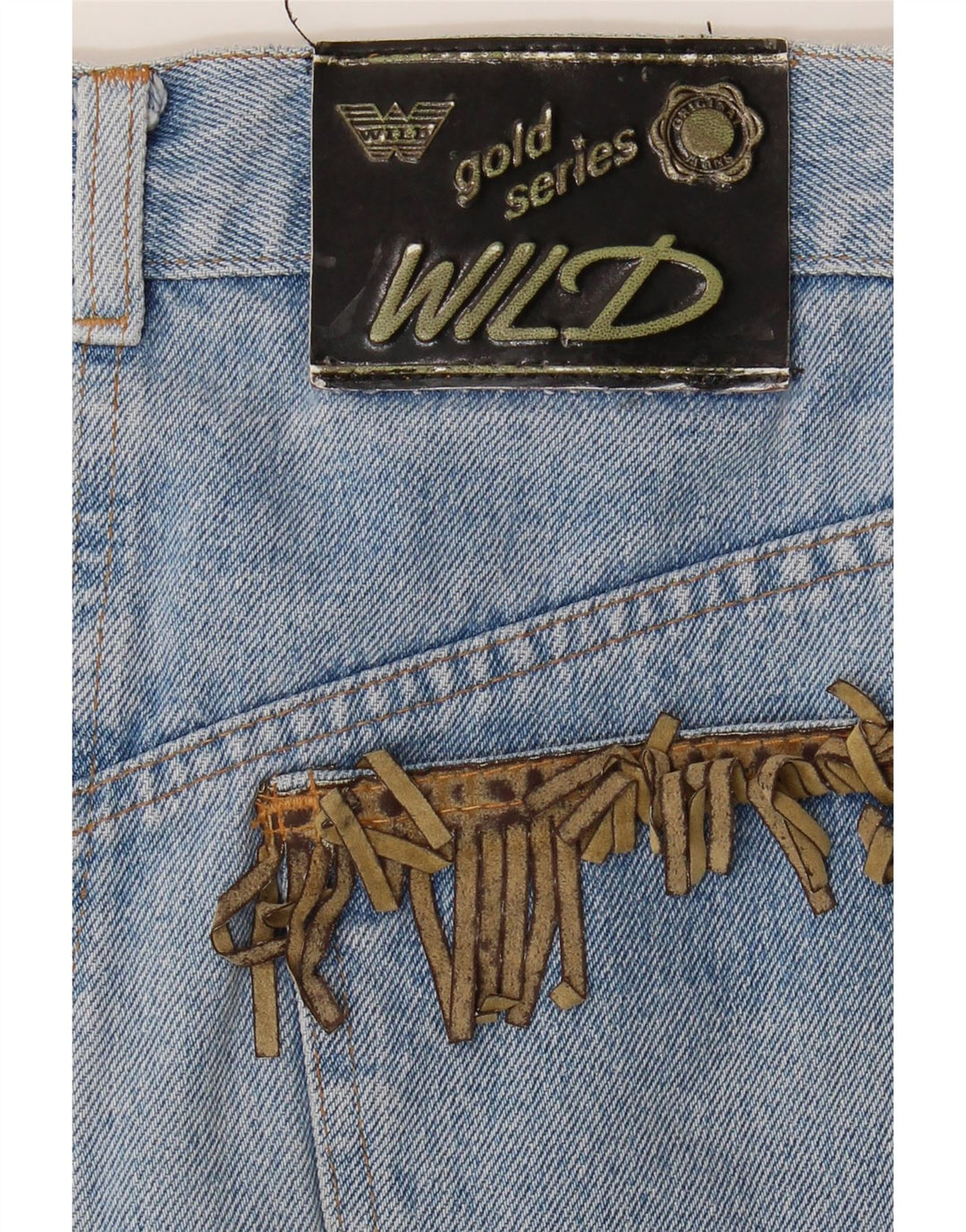 Wild Womens Denim Nederdel W30 Medium Blue
