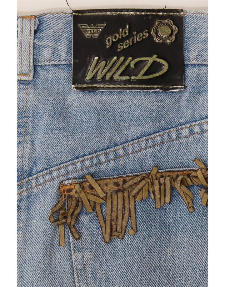 Wild Womens Denim Nederdel W30 Medium Blue