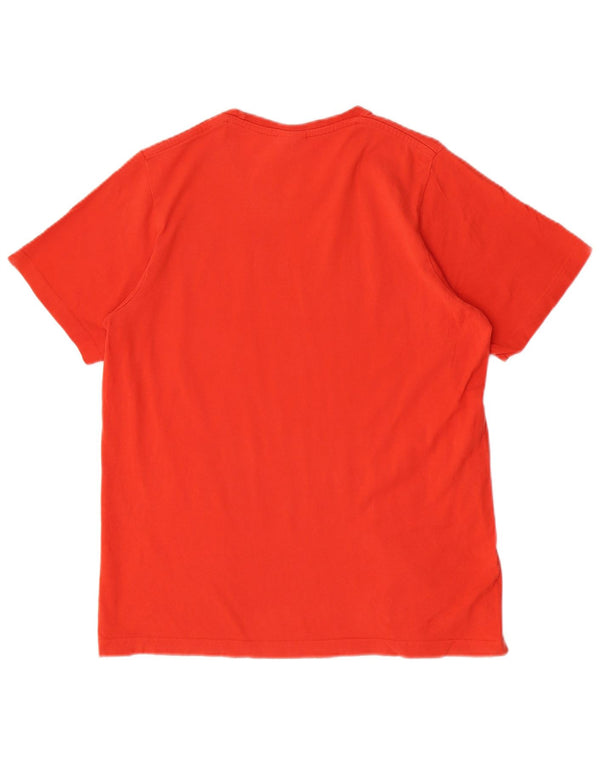 Adidas Herre grafisk T-shirt Top Medium Rød Bomuld
