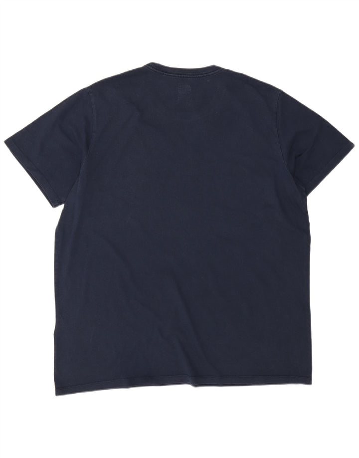 Levi's herre T-shirt top XL marineblå bomuld