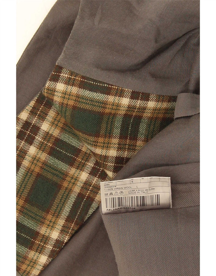Vintage herrevest IT 48 Medium Green Ternet Virgin Wool