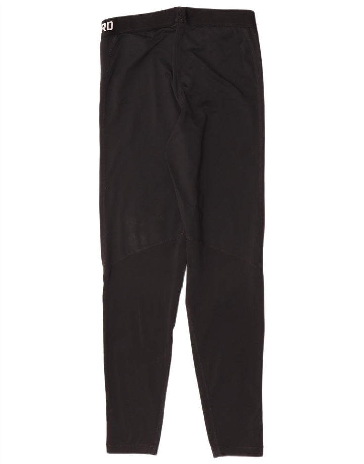 Nike Dame Grafiske Leggings UK 14 Large Sort Polyester