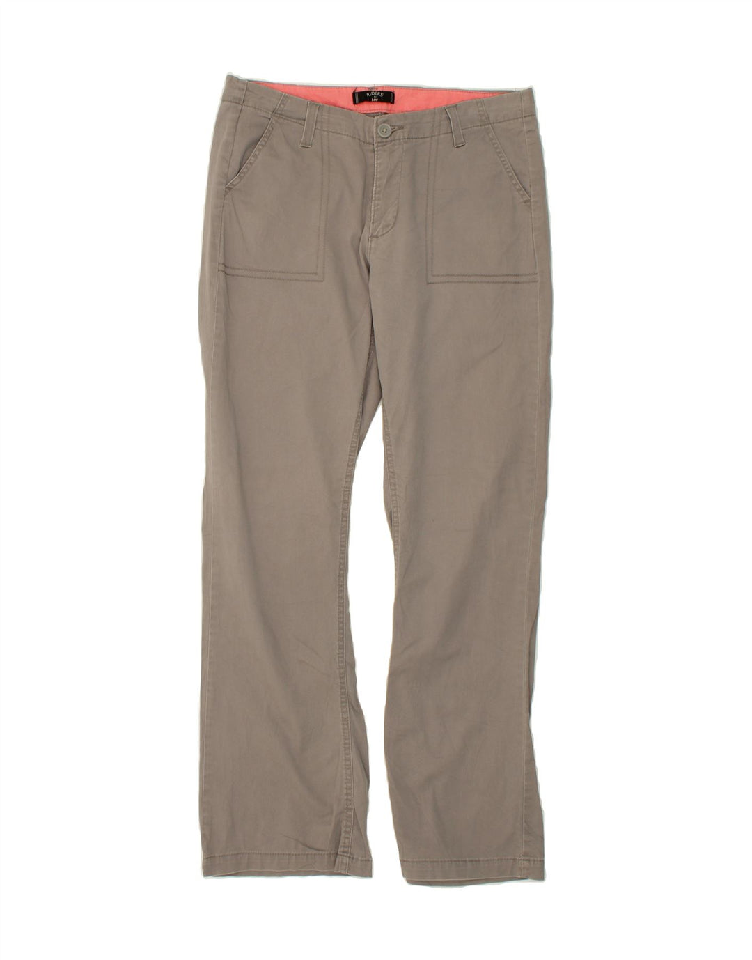 LEE Womens Straight Chino Trousers W32 L30  Grey Cotton Vintage Lee and Second-Hand Lee from Messina Hembry 
