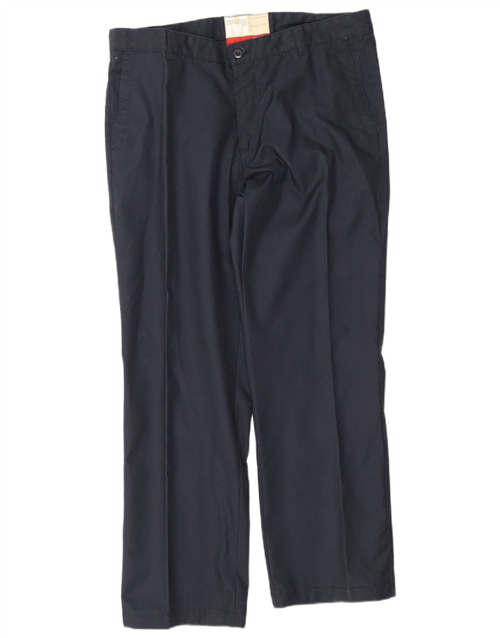 Mash Herre lige Chino-bukser W38 L30 Marineblå