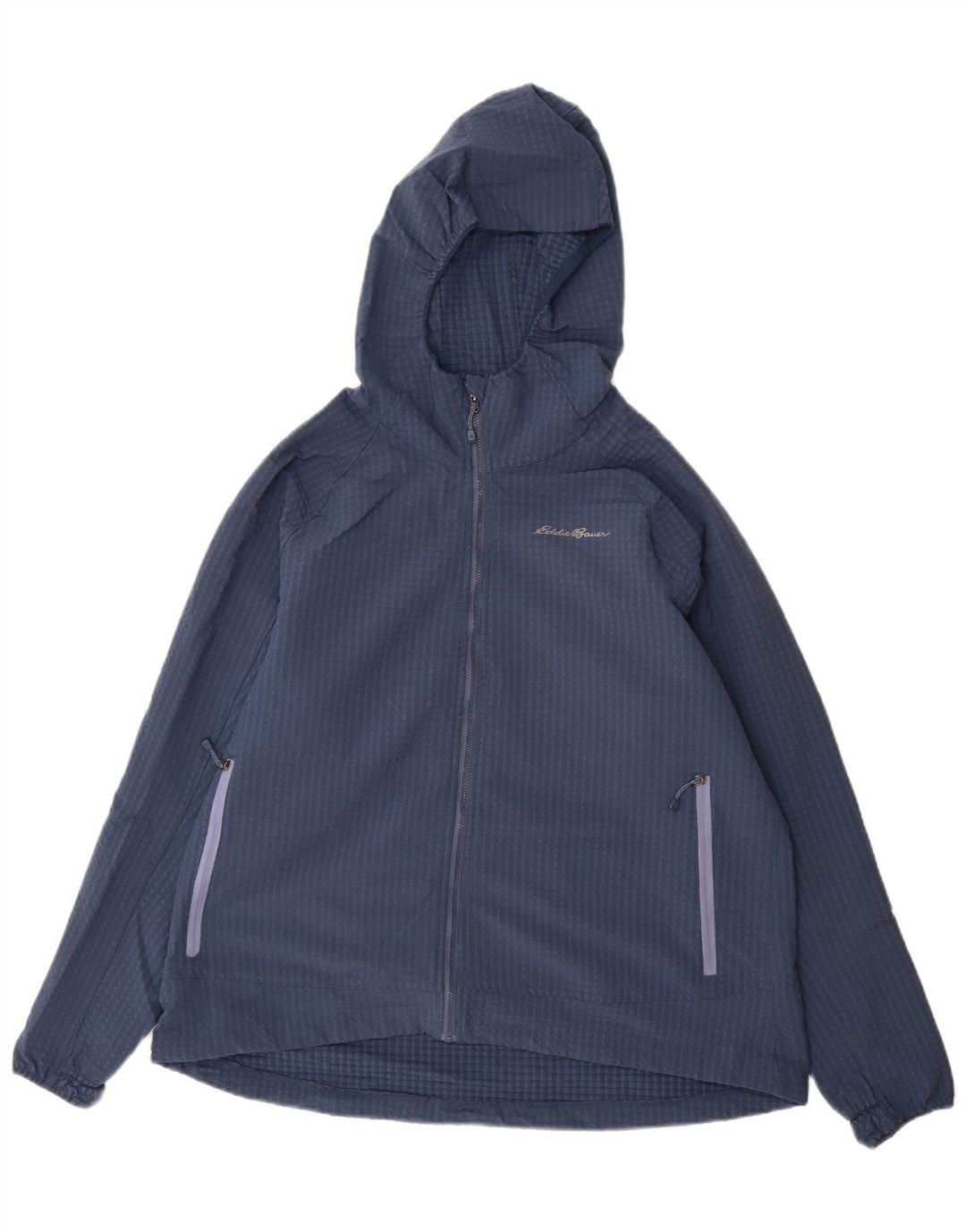 Eddie Bauer Dame Hættevindjakke UK 20 2XL Blå Polyester