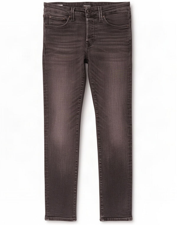 Jack & Jones Mens GLENN Slim Jeans W30 L30 Grey Cotton