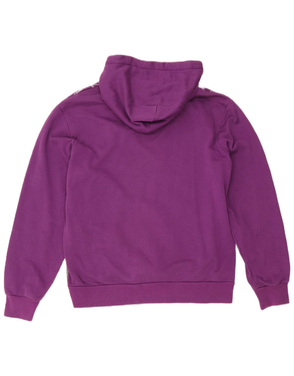 Puma Herre grafisk hættetrøje Jumper Stor lilla Colourblock Bomuld