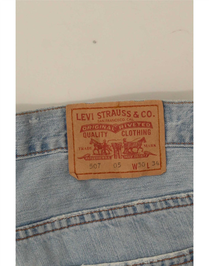 Levi's Herre 507 Denim Bermuda Shorts W30 Medium Blue