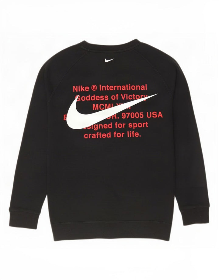 Nike grafisk sweatshirt til mænd XL sort