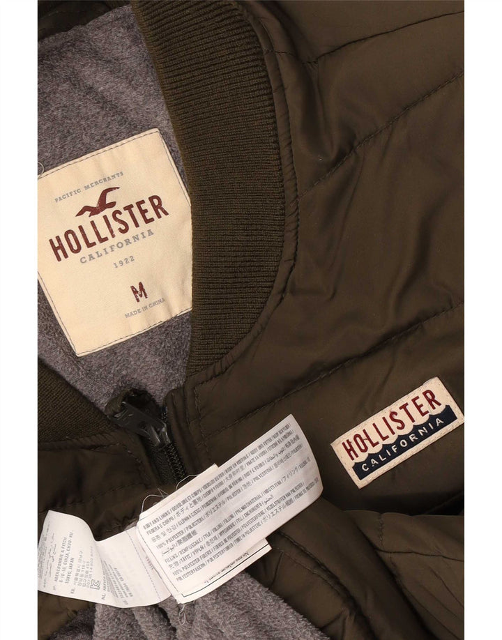 Hollister Polstret Herrejakke UK 38 Medium Khaki Polyester