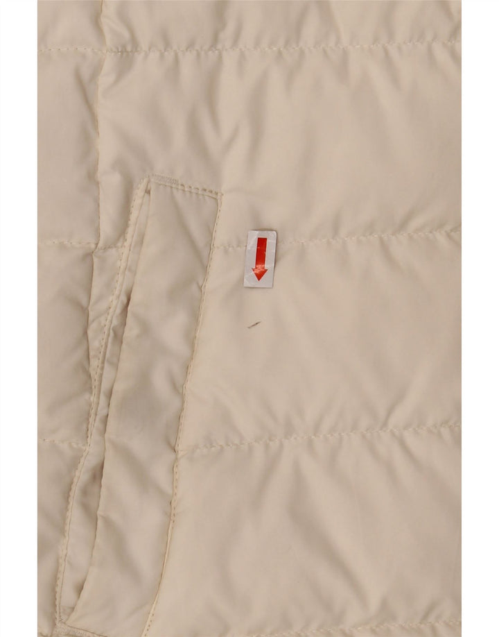 Tommy Hilfiger Herre polstret jakke UK 36 Small Off White Polyester