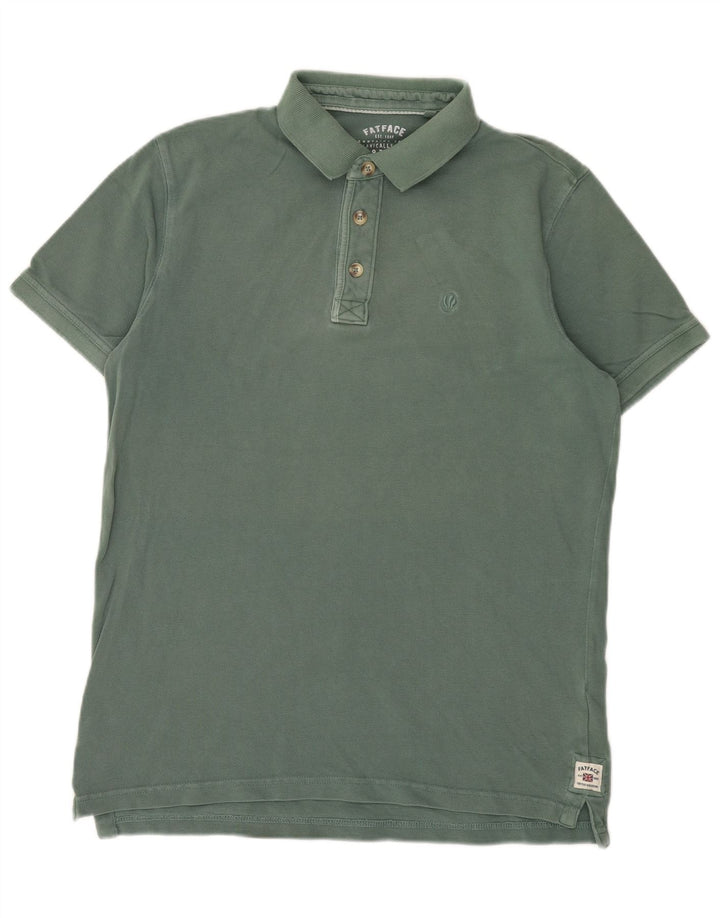 Fat Face Herre Polo Shirt Medium Grøn Bomuld