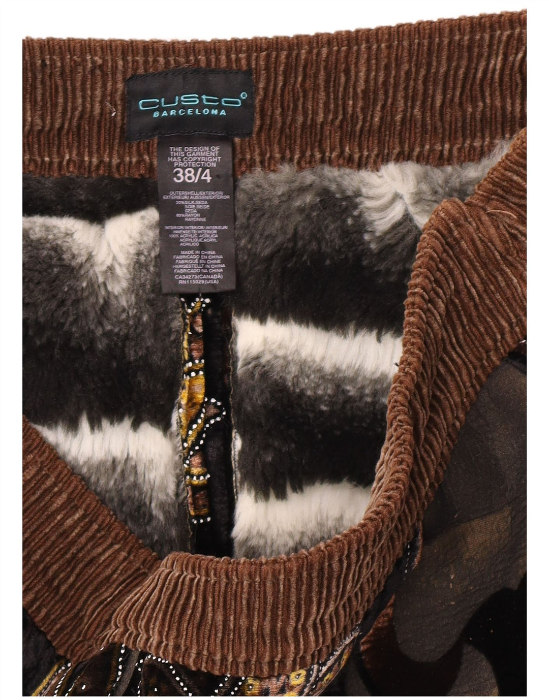 Custo Barcelona Dame Mini Nederdel EU 38 Medium W32 Flerfarvet Blomster