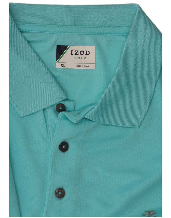IZOD Golf Polo Shirt til mænd XL Turkis