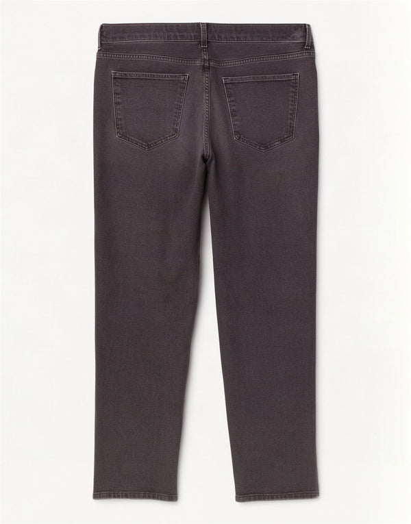 Marks & Spencer Dame Straight Jeans UK 20 2XL W36 L28 Grå Bomuld