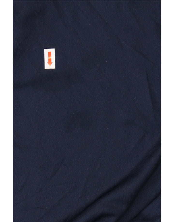 NIKE Mens Big & Tall Polo Shirt 2XL Navy Blue Polyester