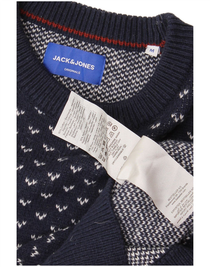 JACK & JONES Herre sweater med rund hals, medium marineblå