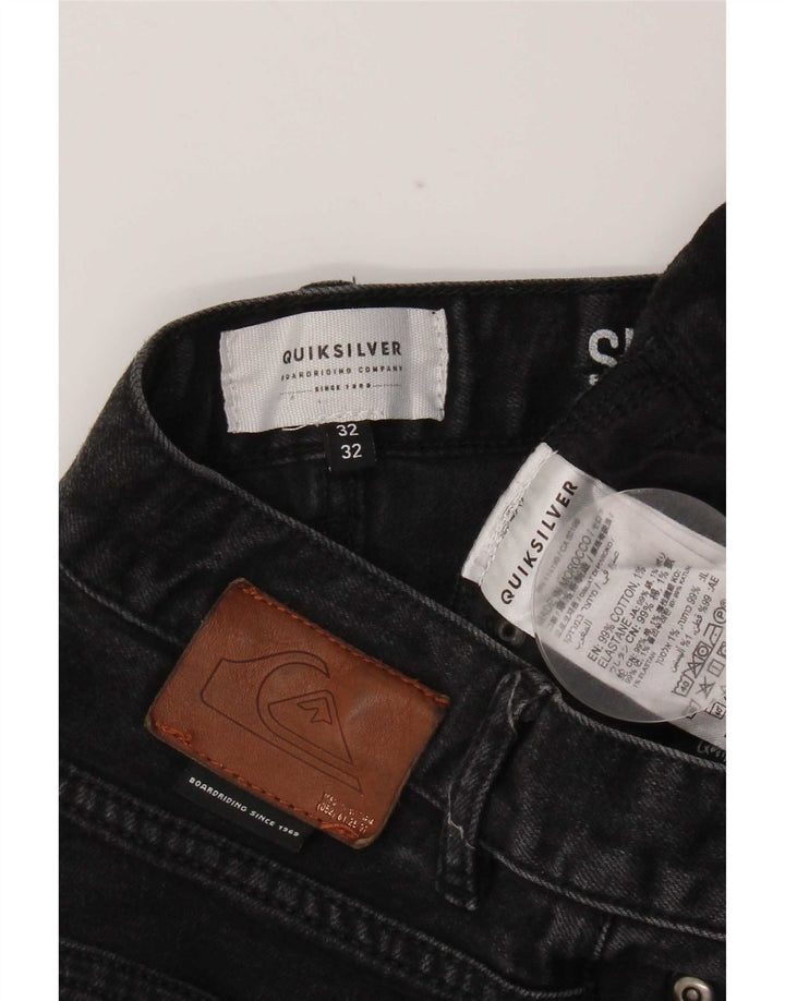 Quiksilver Slim Jeans til mænd W32 L32 sort bomuld